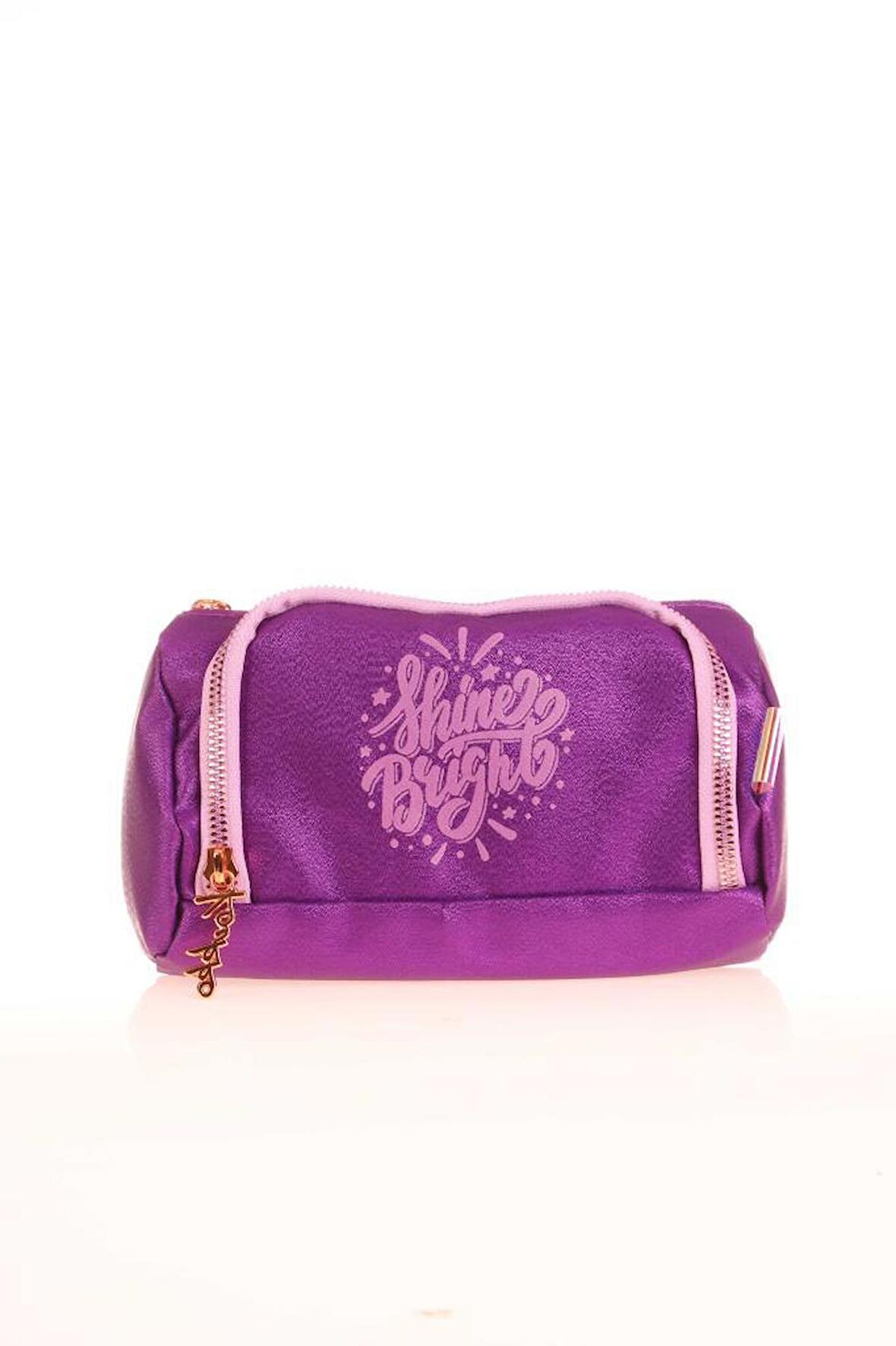 Kaukko Sparkle Plump Kalem Çantası Grape K2551