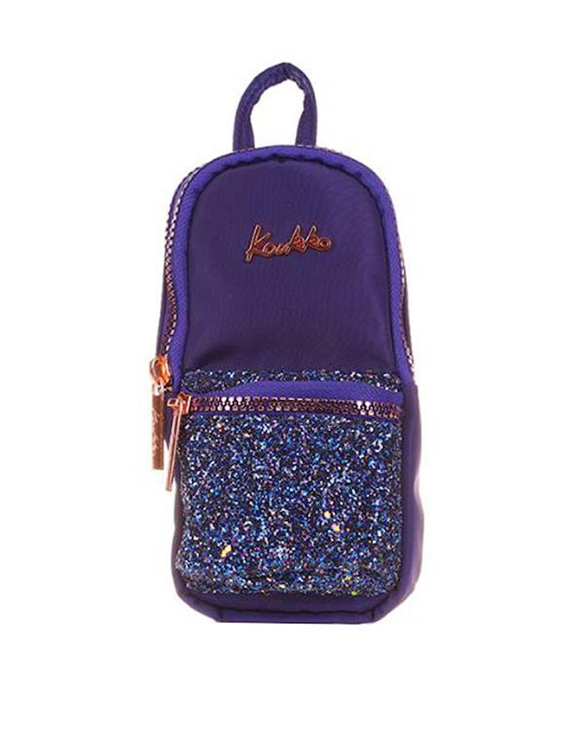 Kaukko Junior Bag Bright Kalem Çantası Taşlı Lacivert K2556