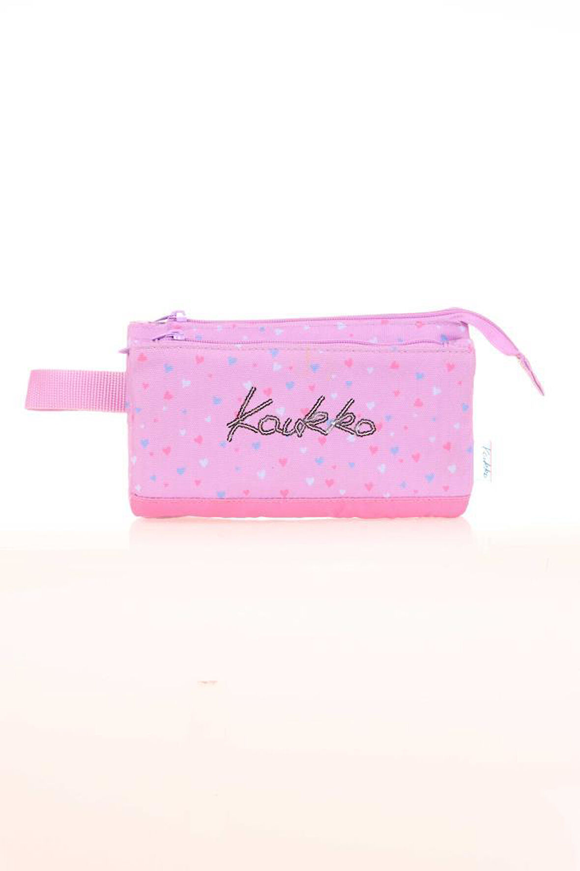 Kaukko Hat Accordion Kalem Çantası Lilac Hearts K2675