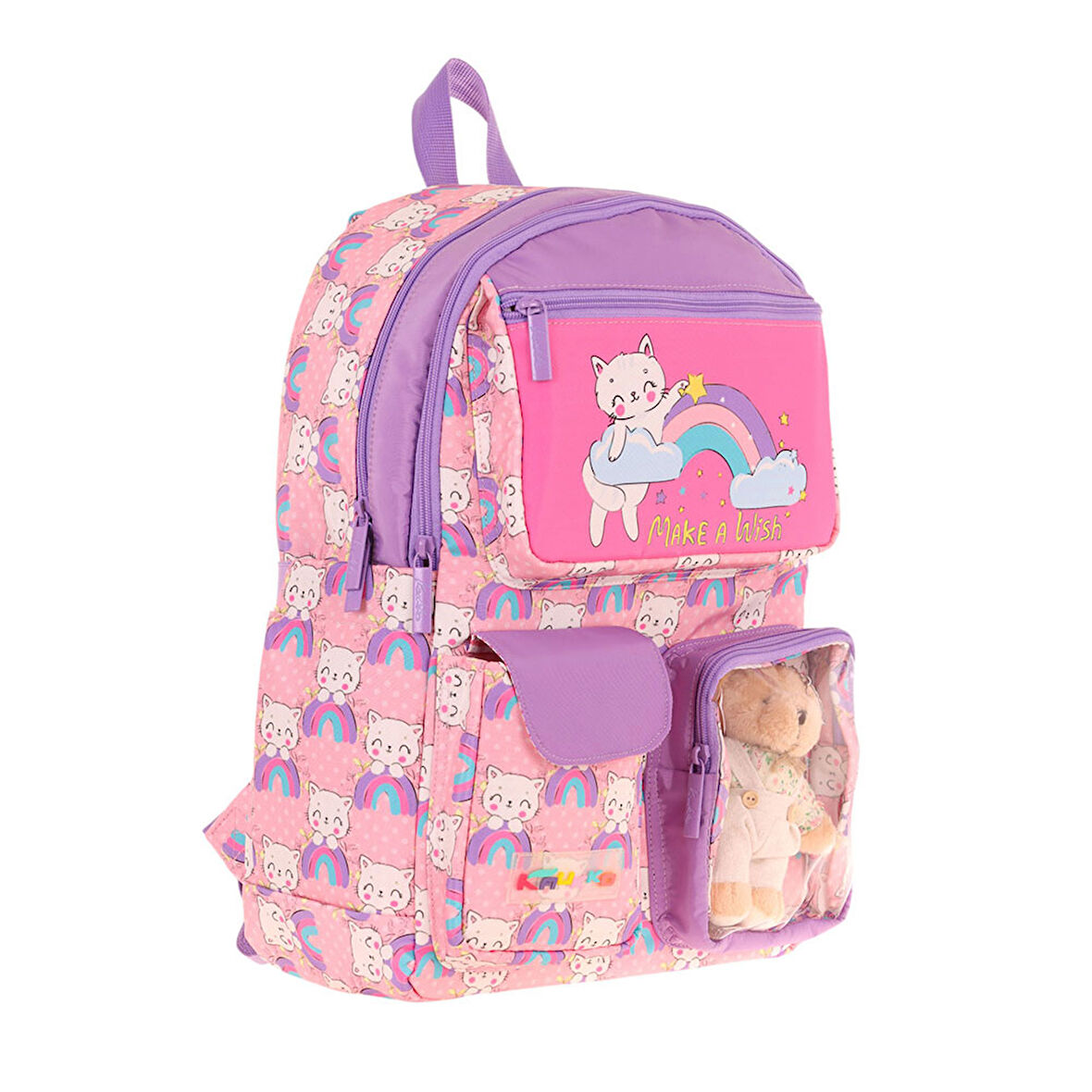 Kaukko Kids Sırt Çantası Plush Cat L5241