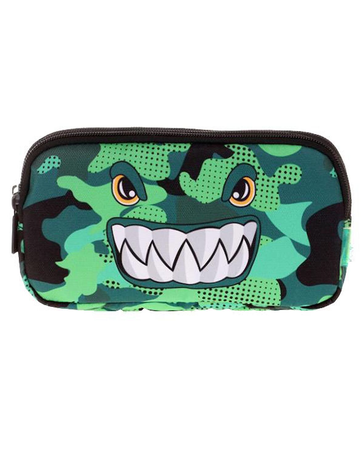 Kaukko Kids Love 3 Bölmeli Kalem Çantası Square Dinosaur L8121
