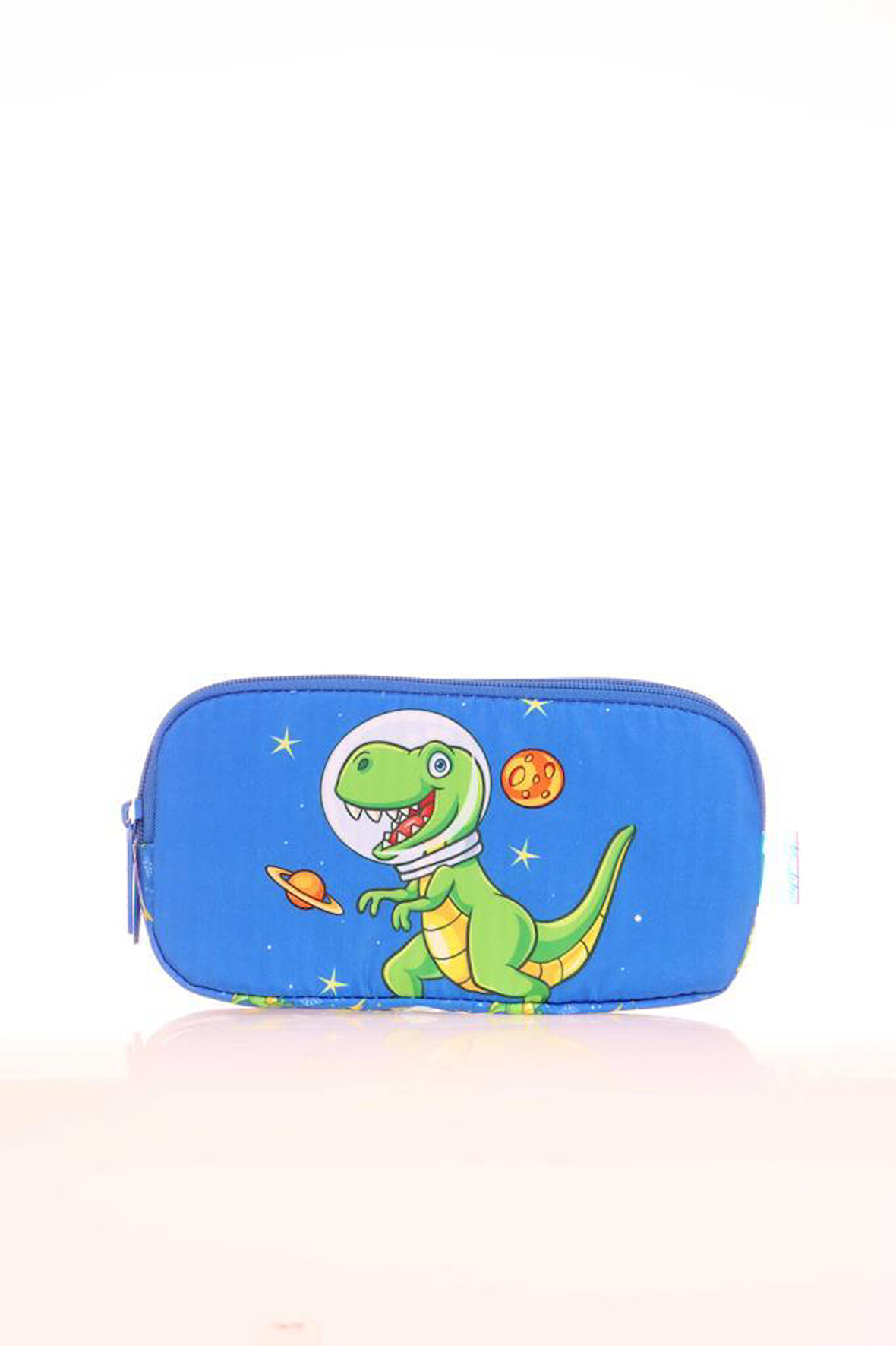 Kaukko Kids 3 Bölmeli Kalem Çantası Toys Dinosaur Mavi L8173