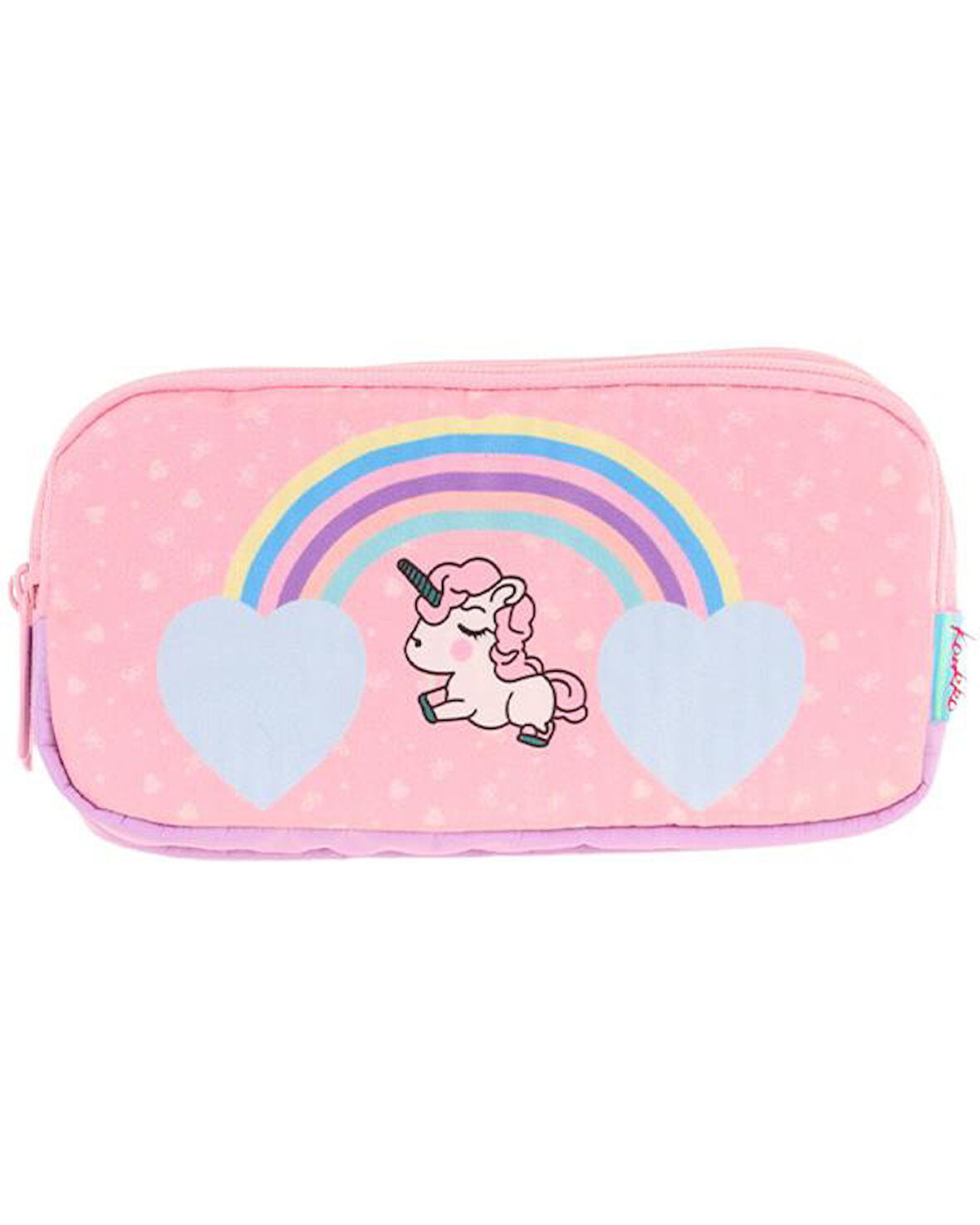 Kaukko Kids 3 Bölmeli Kalem Çantası Magic Rainbow L8212