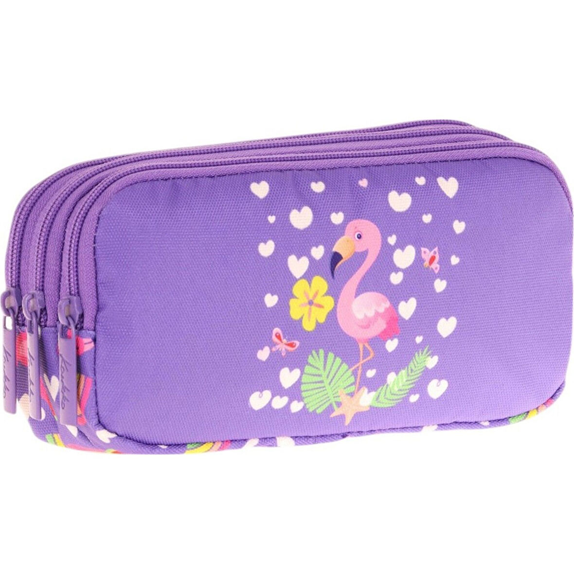 Kaukko Kıds 3 Bölmeli Kalem Çantası (cheerful Flamıngo)krn-L8226