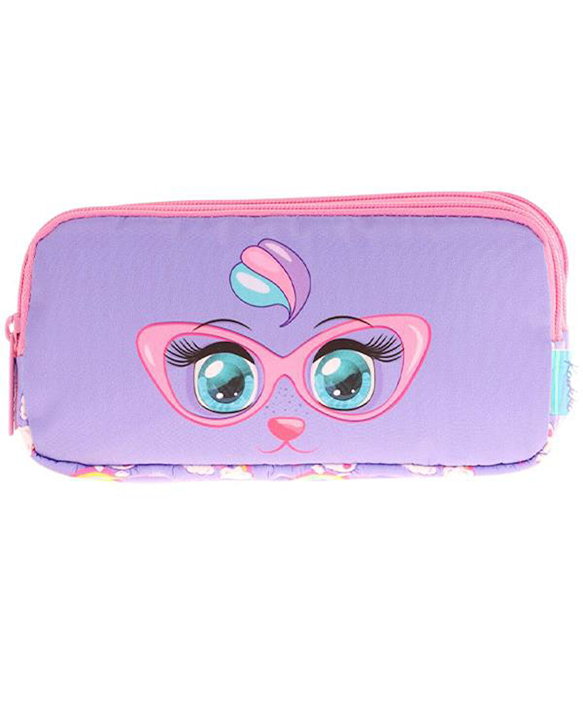 Kaukko Kids 3 Bölmeli Kalem Çantası Toys Cat L8236