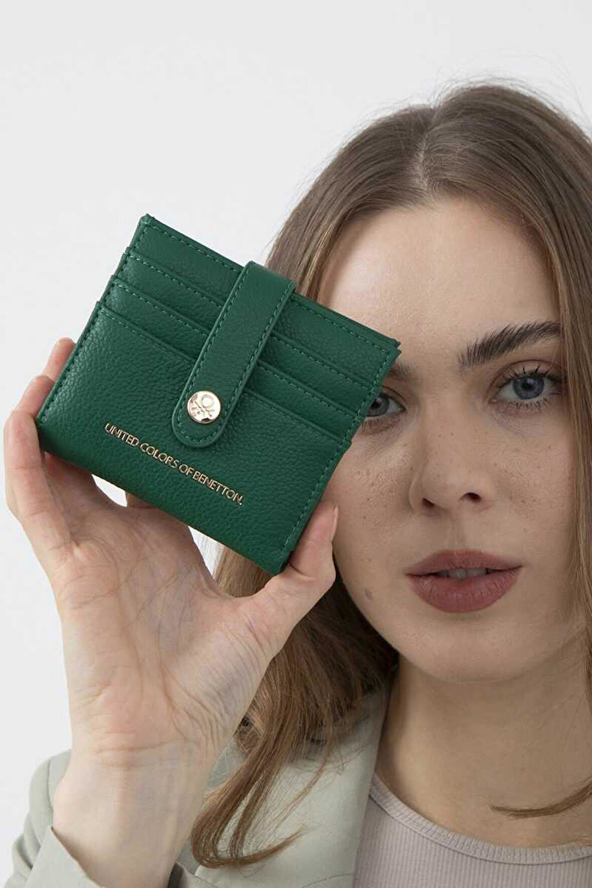 United Colors of Benetton Kadın Cüzdan BNT 1243 - Yeşil