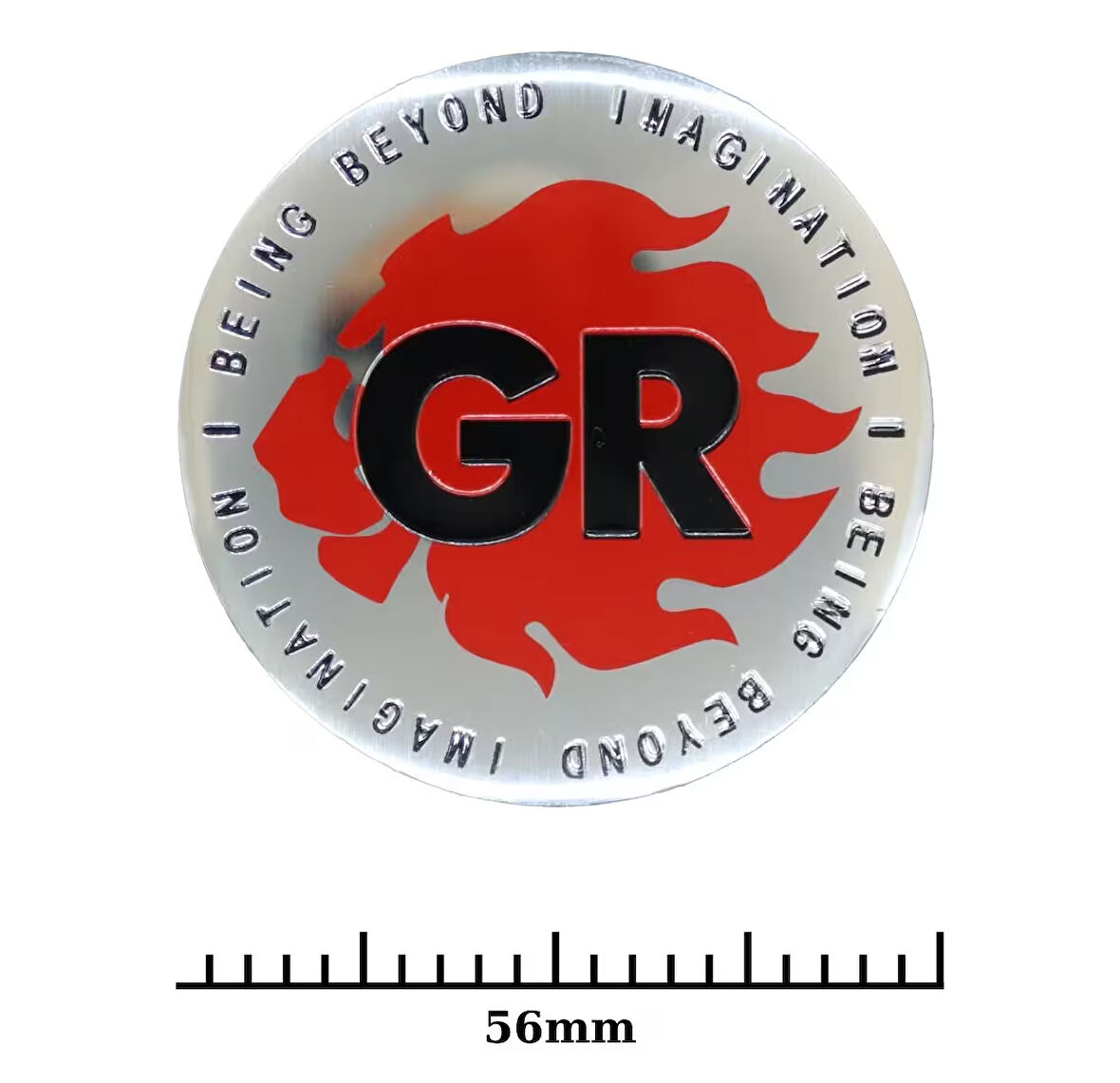 Jant Göbek Arma İthal Metal Sticker GR Dizayn
