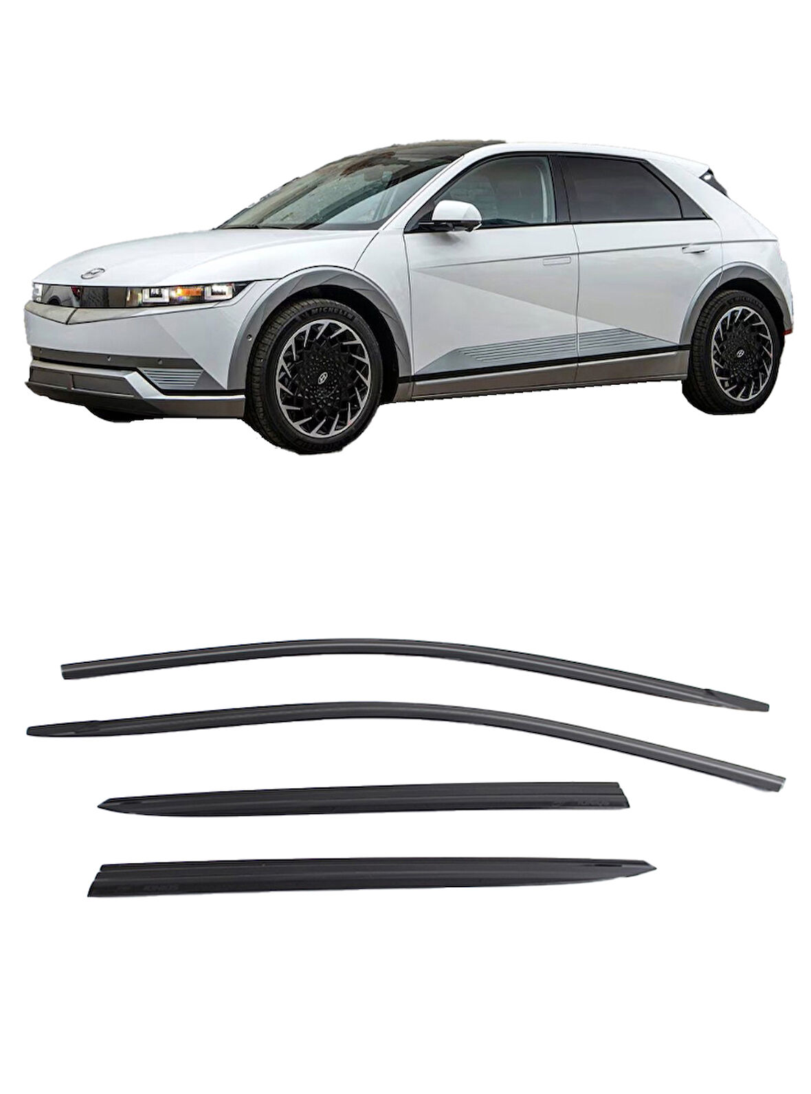 Hyundai IONIQ 5 2021 ve Sonrası Cam Rüzgarlık OEM (Made in Korea)