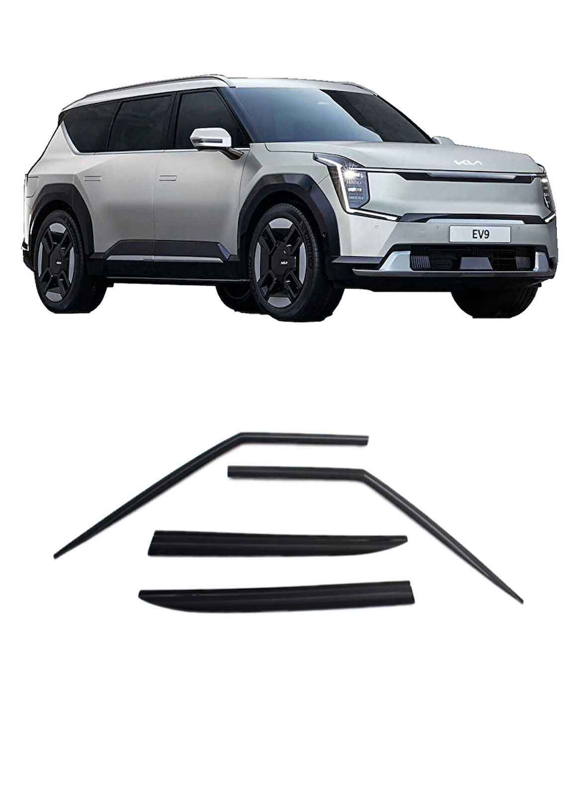 Kia EV9 2024 ve Sonrası Cam Rüzgarlık OEM (Made in Korea)