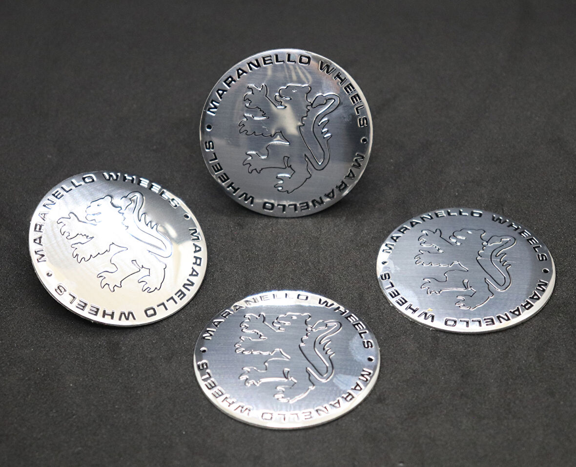 Jant Göbek Arma İthal Metal Sticker Maranello Dizayn