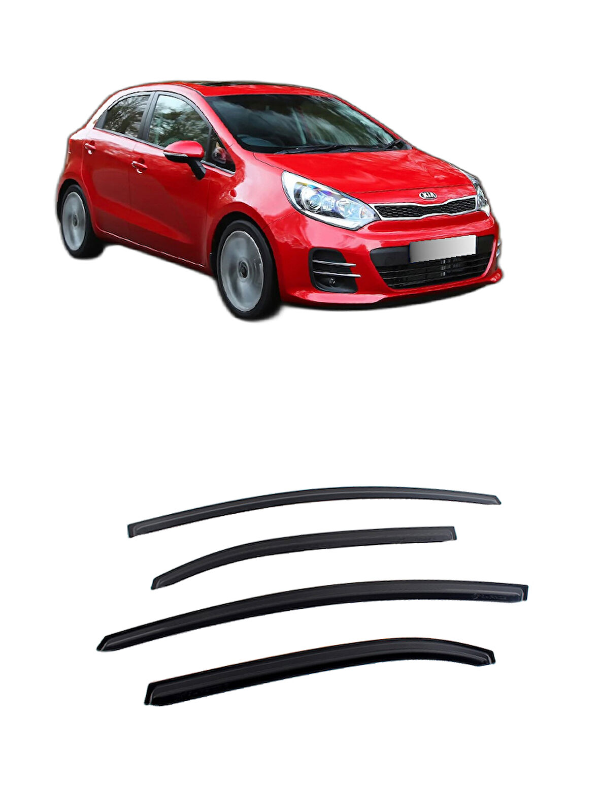 Kia Rio HB 2011-2017 Arası Cam Rüzgarlık OEM (Made in Korea)