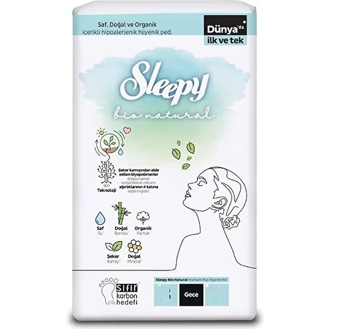 Sleepy Bio Natural Ped Gece Ekstra 14 Lü