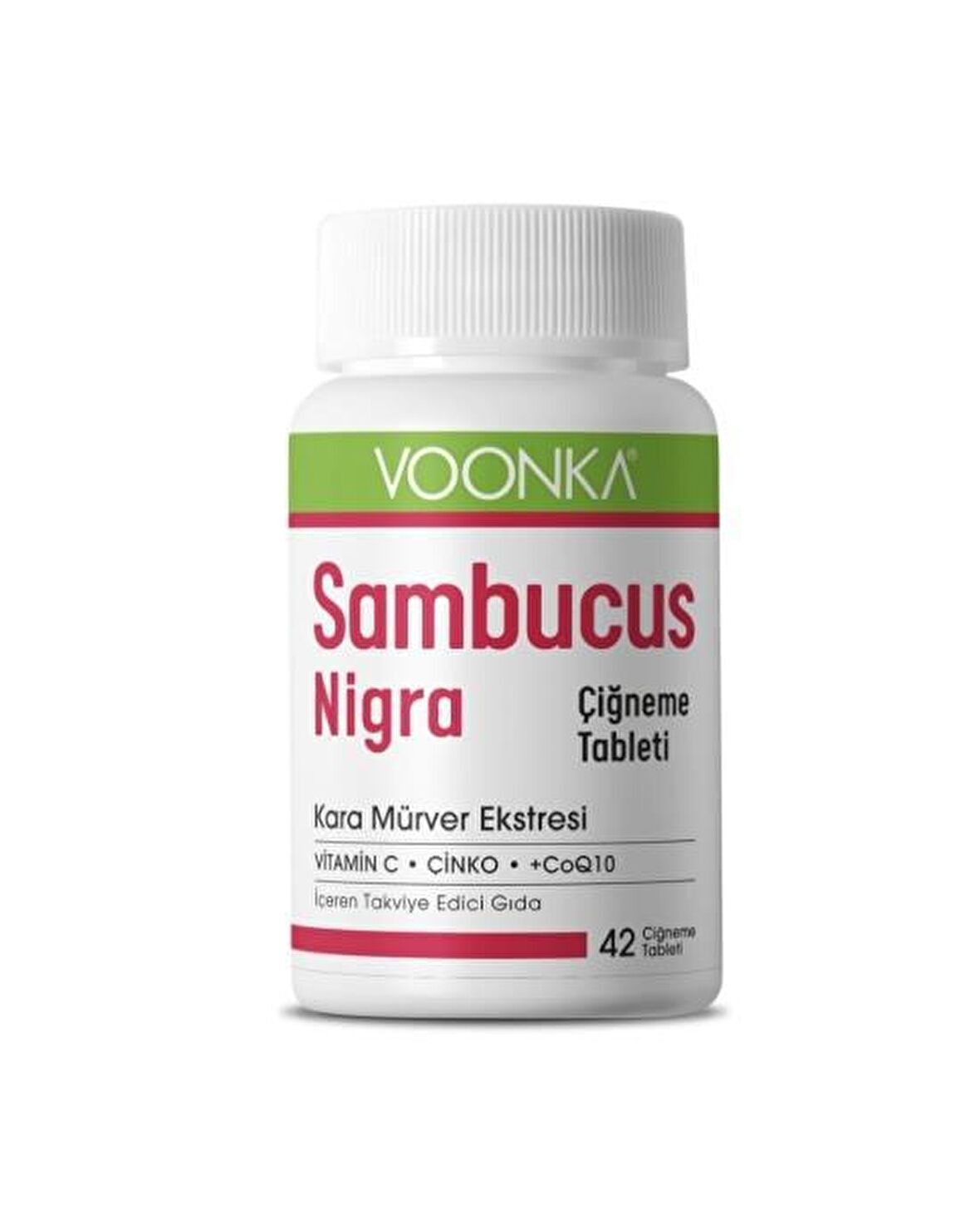 Voonka Sambucus Nigra & C Vitamini 42 Çiğneme Tablet