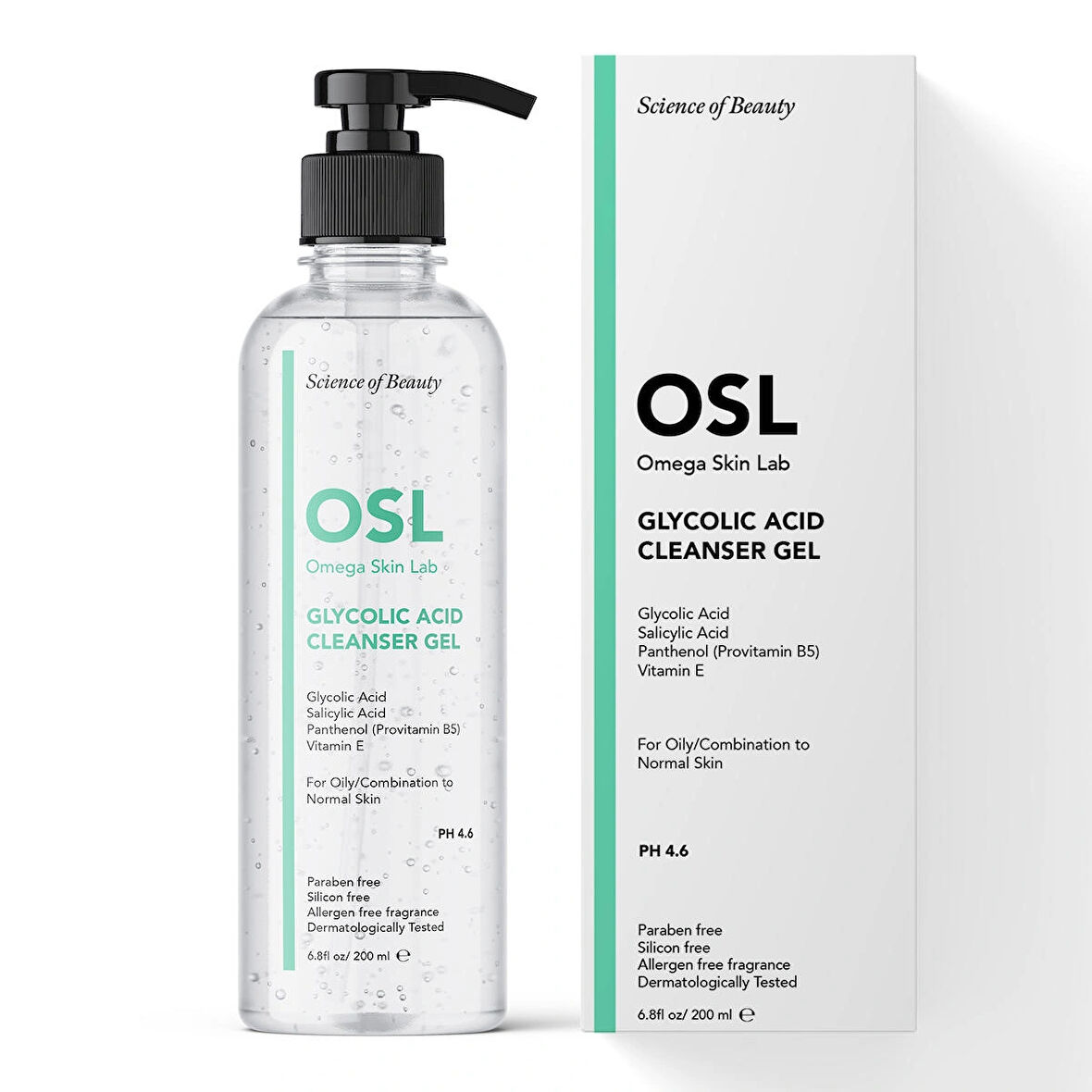 OSL Glycolic Cleanser Gel 200 ML