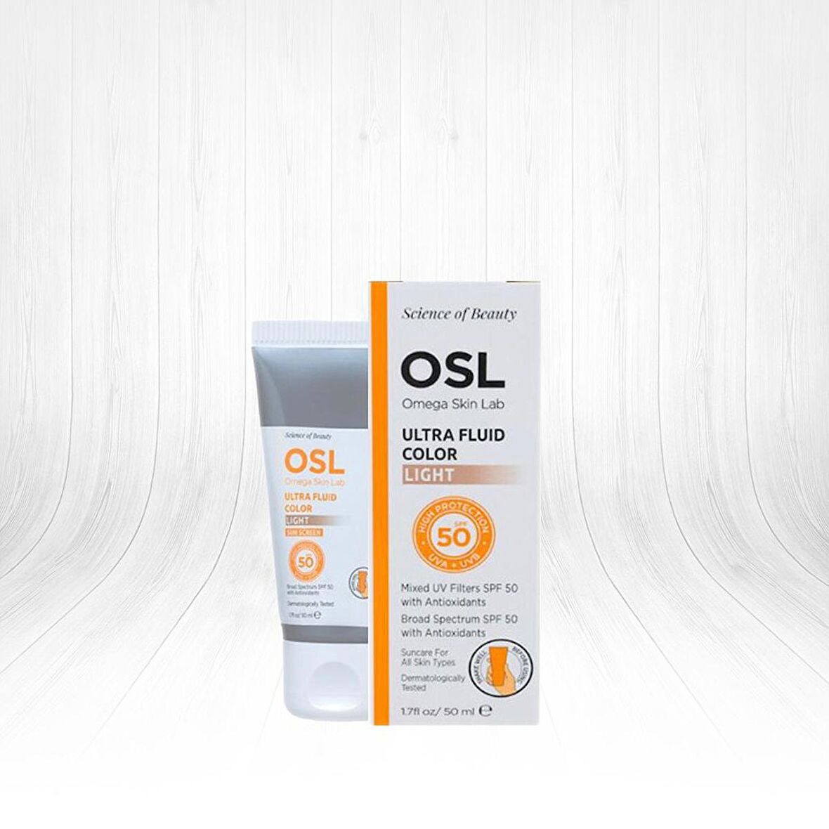 Osl Omega Skin Lab Ultra Fluide Color Spf50+ Güneş Koruyucu Krem Light 50 ml