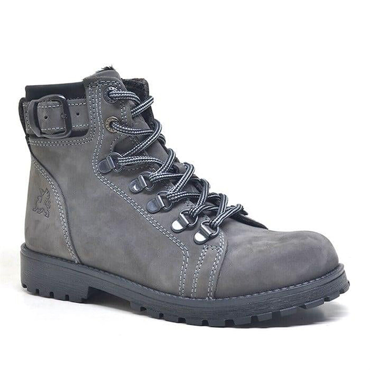 Rakerplus Griffon Hakiki Deri Fermuarlı Kışlık Unisex Çocuk Bot