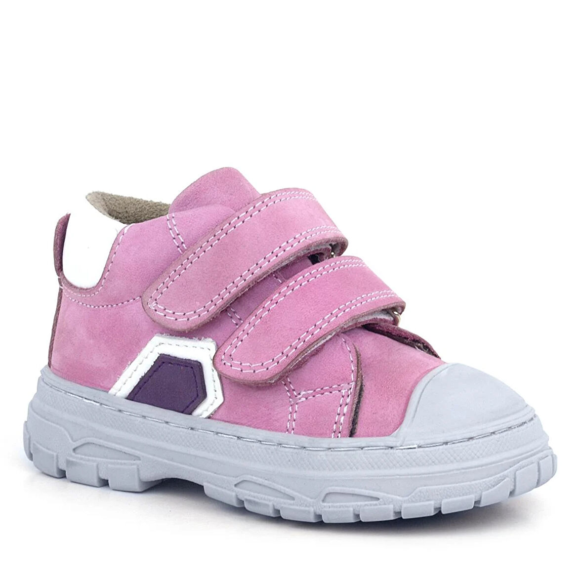 Rakerplus Tails Hakiki Deri Pembe Cırtlı Çocuk Spor Bot