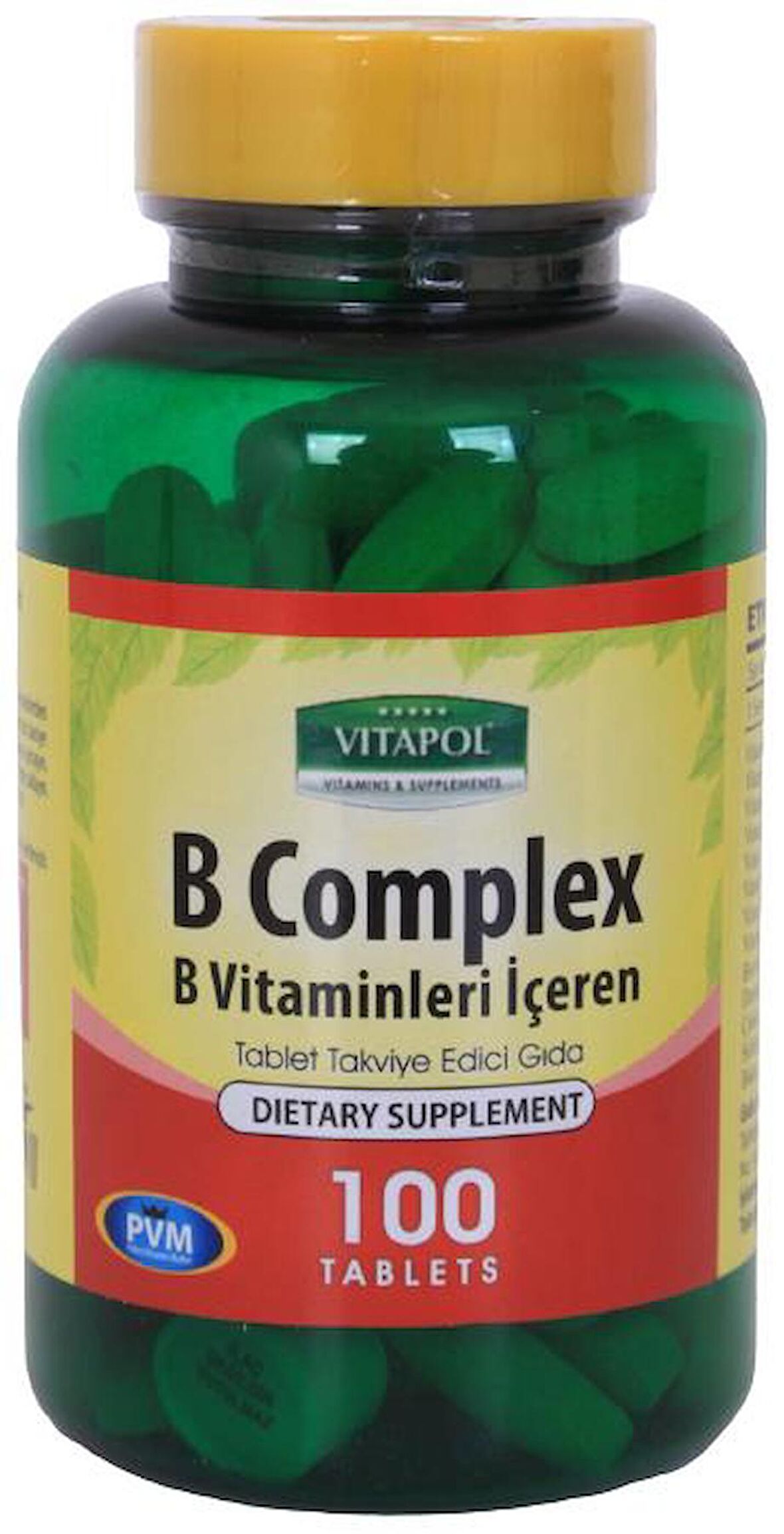 Vitapol Vitamin B Complex 100 Tablet B Vitamini Kompleks