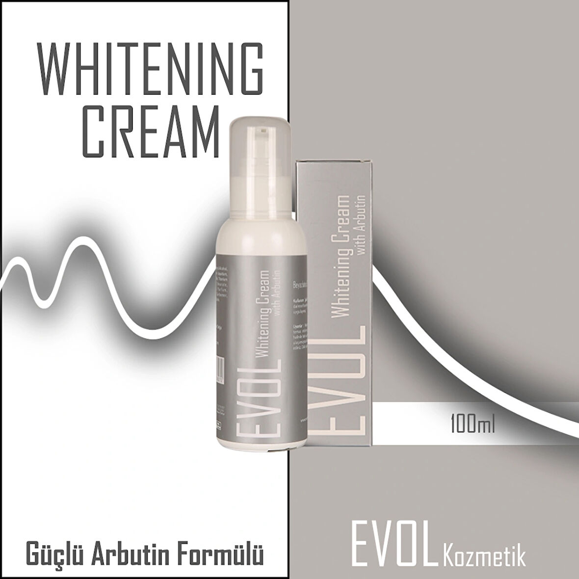 Evol Arbutinli Cilt Beyazlatıcı Krem 100ml