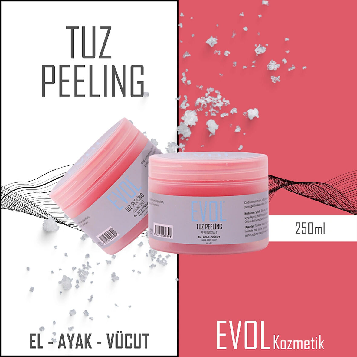 Evol Tuz Peeling 250ml