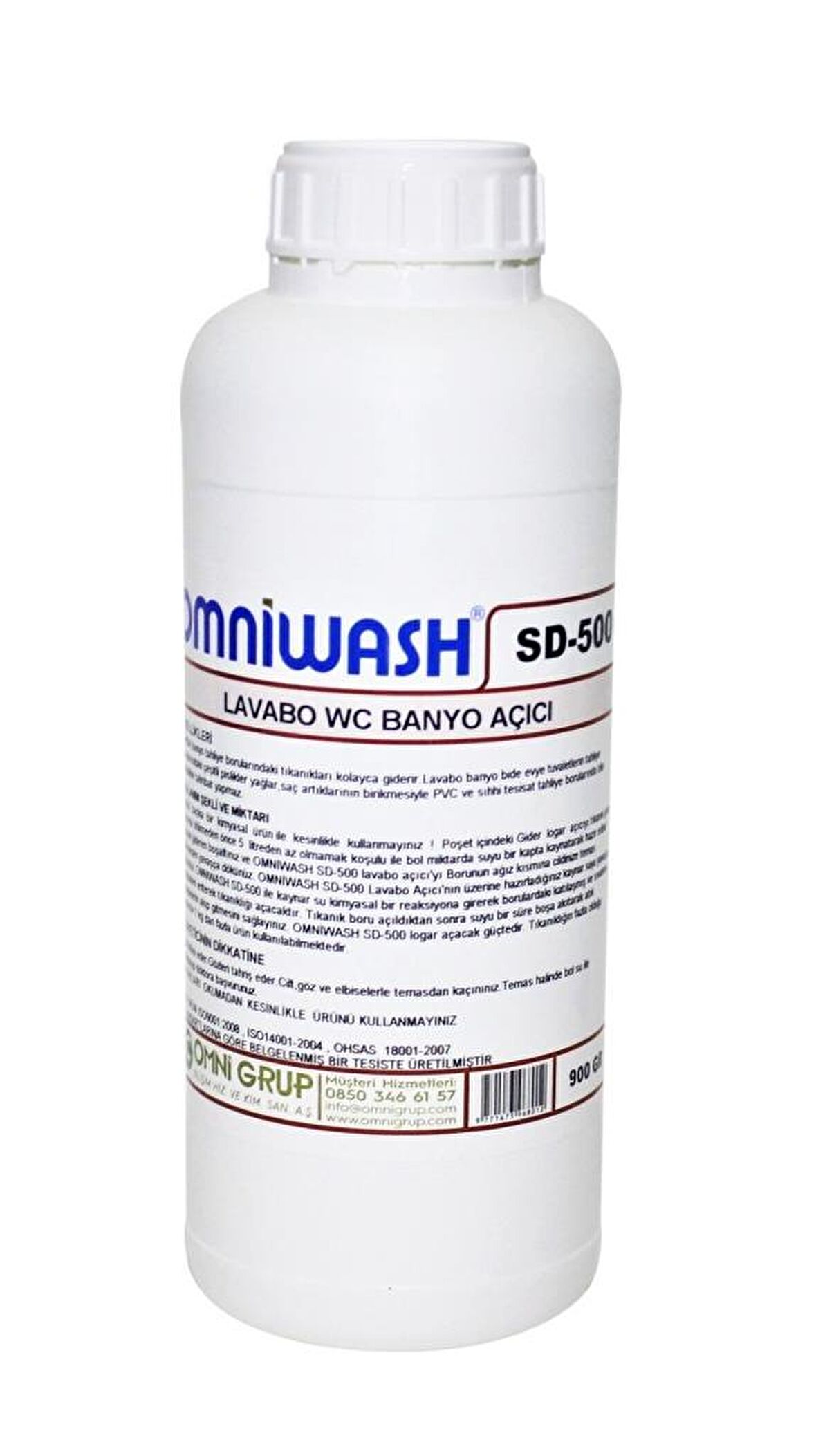 Omniwash Lavabo Açıcı Toz 2 x 75 gr