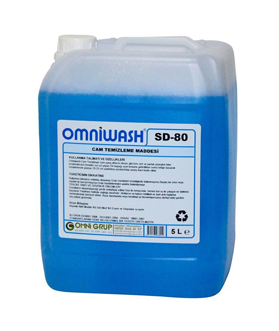 Omniwash SD-80 5 Litre Cam Temizleyici 