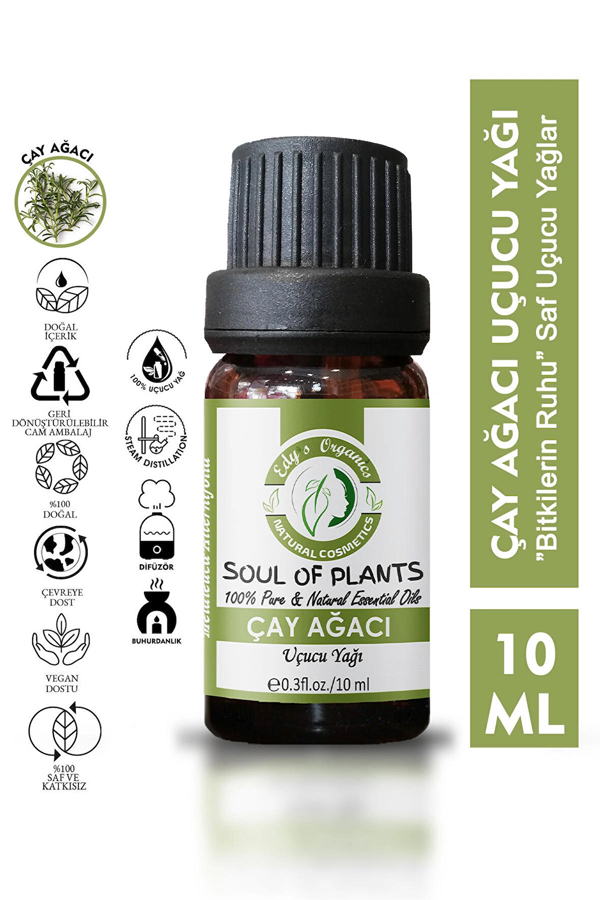 Çay Ağacı Uçucu (Hint Defnesi) Yağı - 10ml