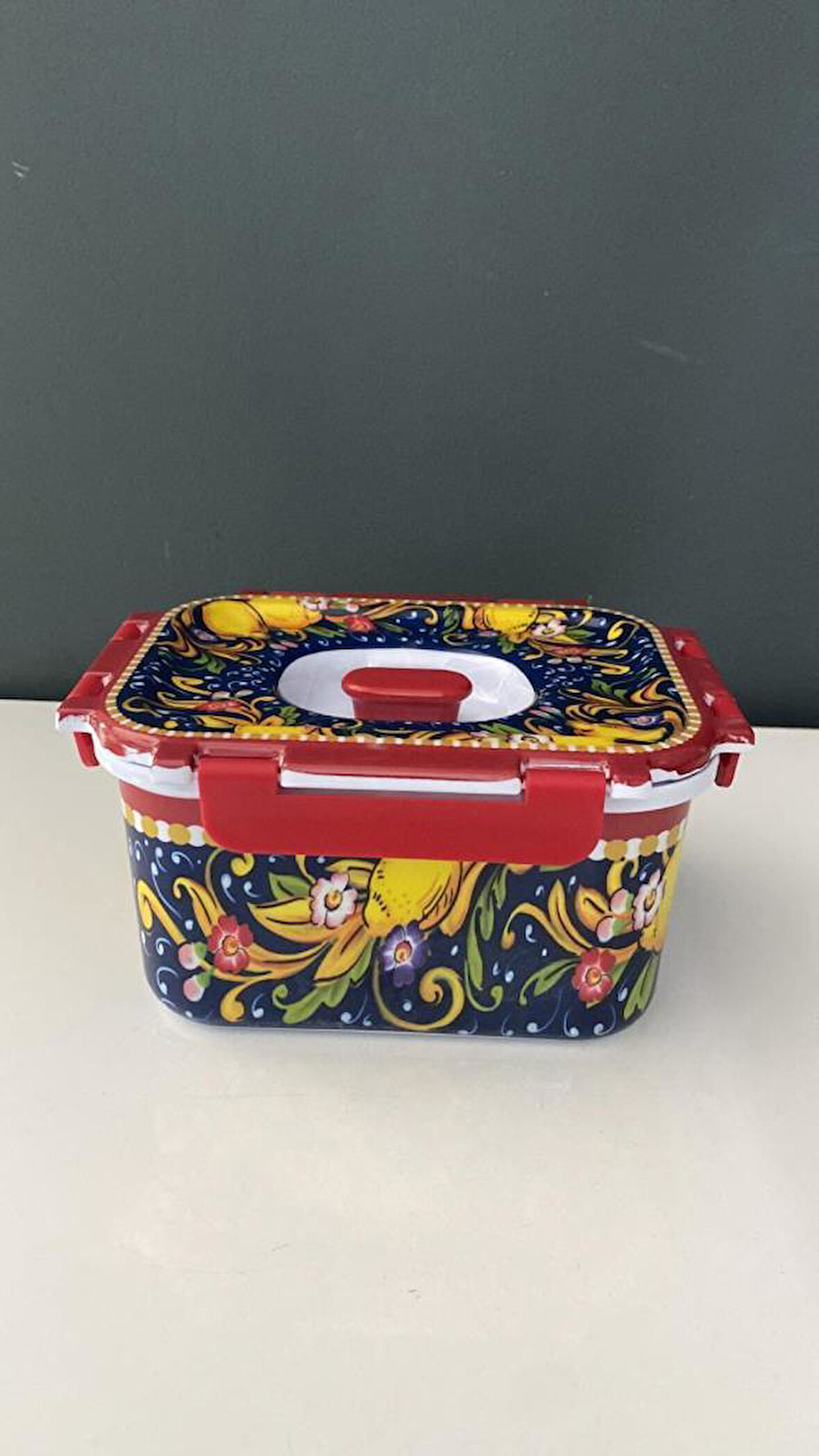 LAMEDORE FLAVOR KÜÇÜK DİKDÖRTGEN SAKLAMA KABI 18,5X14X10 CM