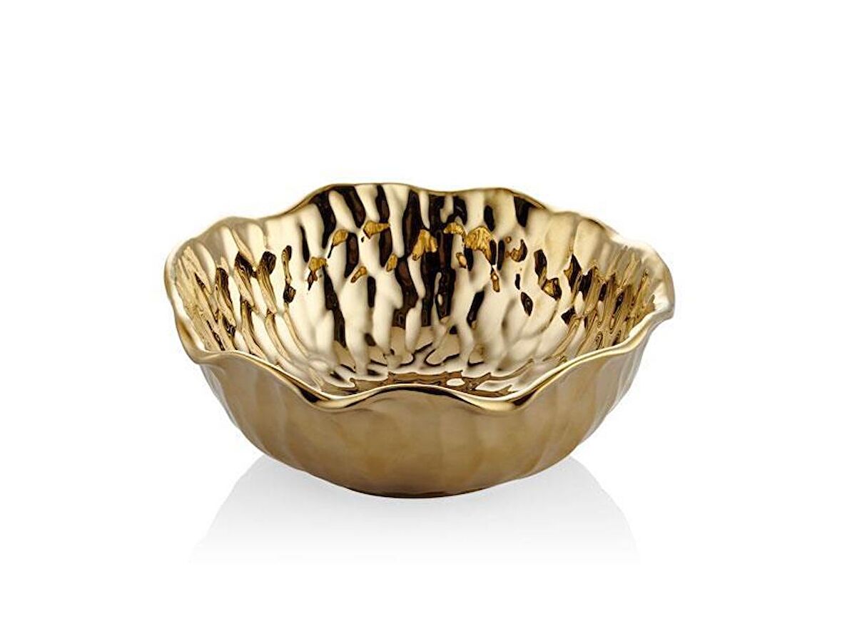 LAMEDOR LOTUS GOLD KUCUK KASE 22,5X22,5X9 CM