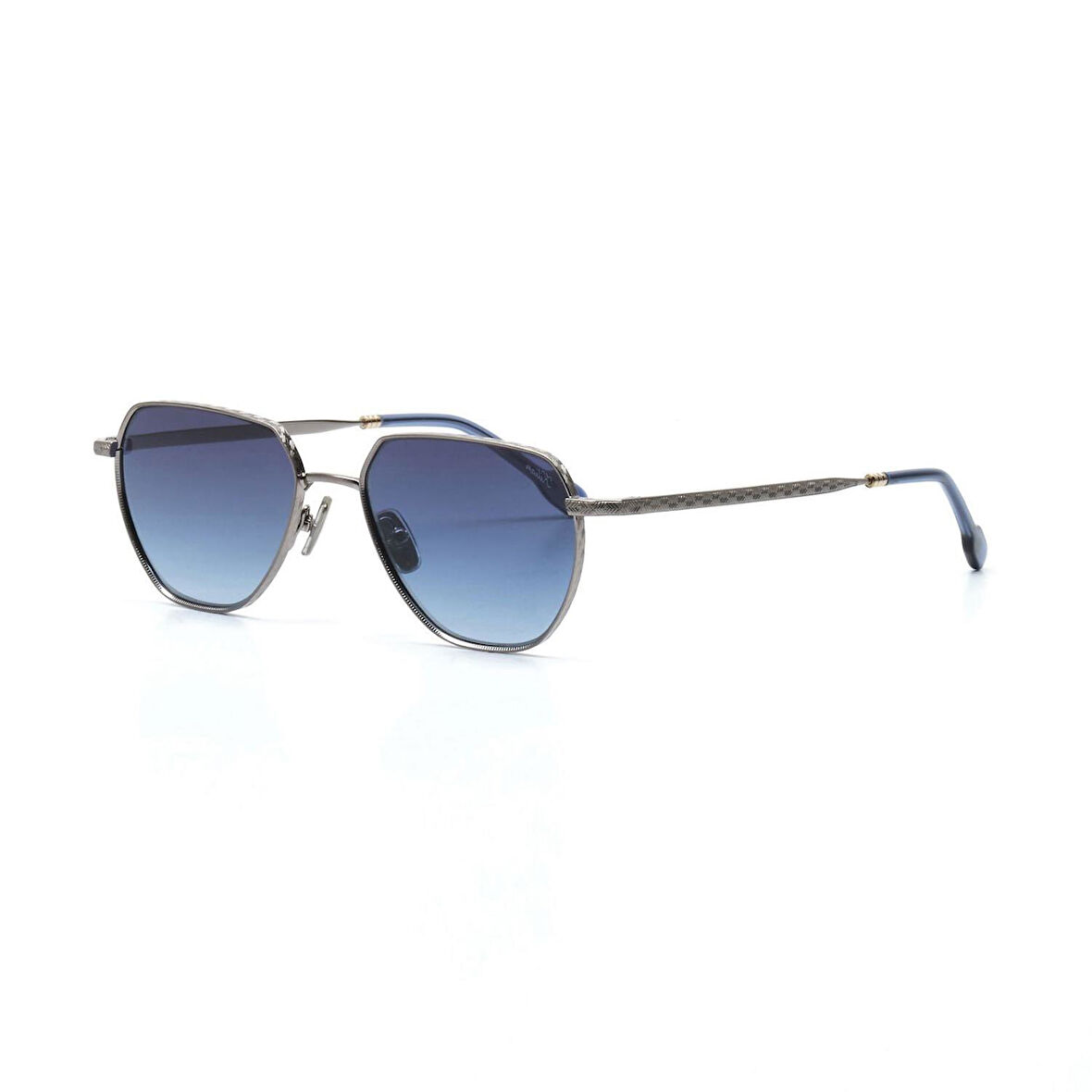 Kilian Durovole C2 53 Unisex Geometrik Gri Metal Güneş Gözlüğü
