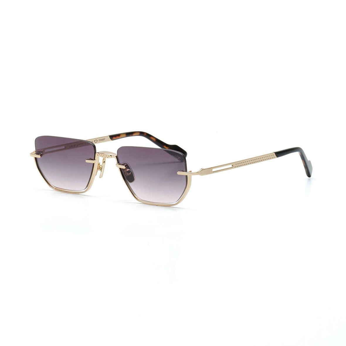 Kilian Tremante C2 53 Unisex Geometrik Gold Metal Güneş Gözlüğü