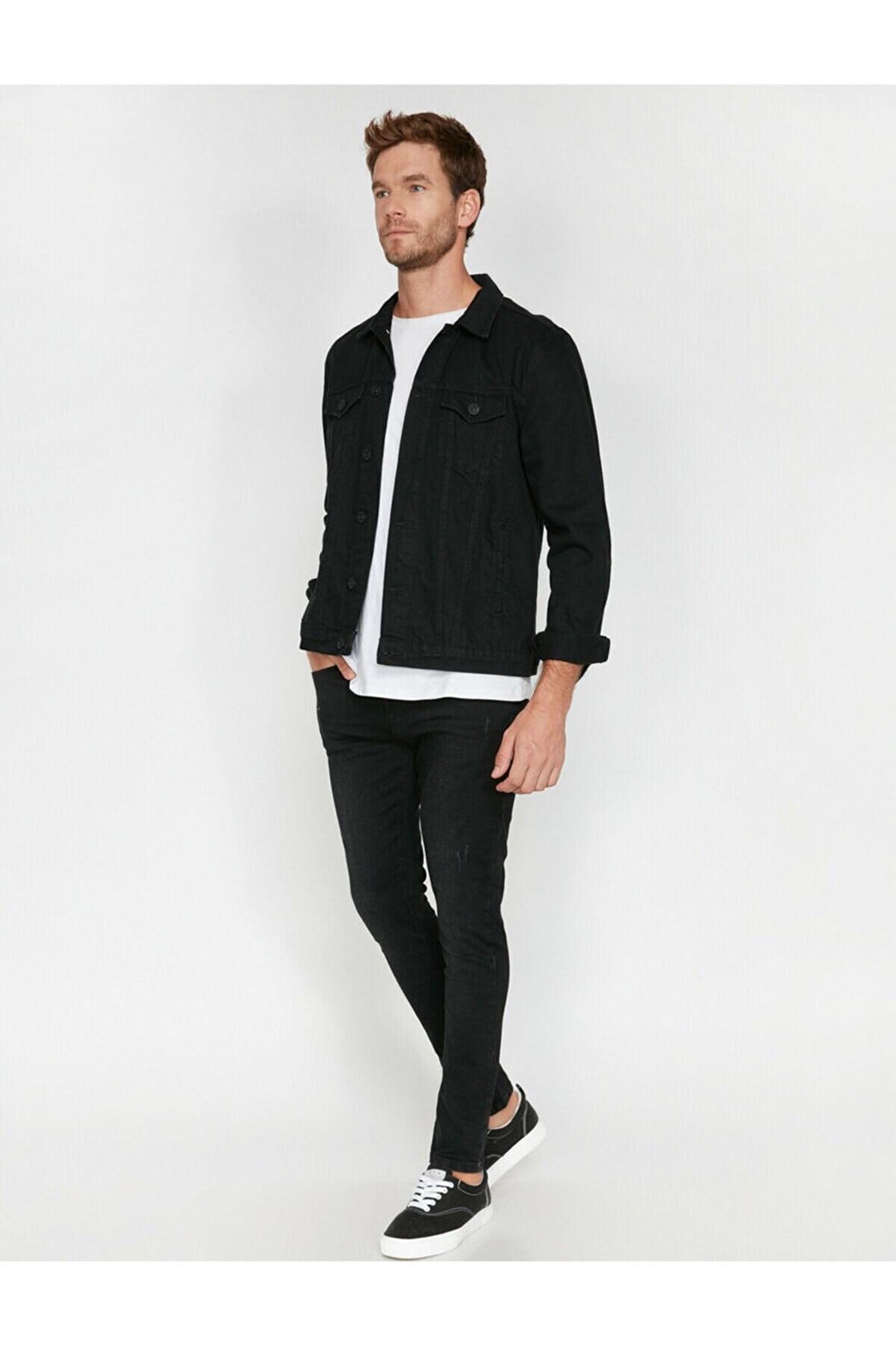 Erkek Siyah Micheal Jean Pantolon 0KAM43500LD