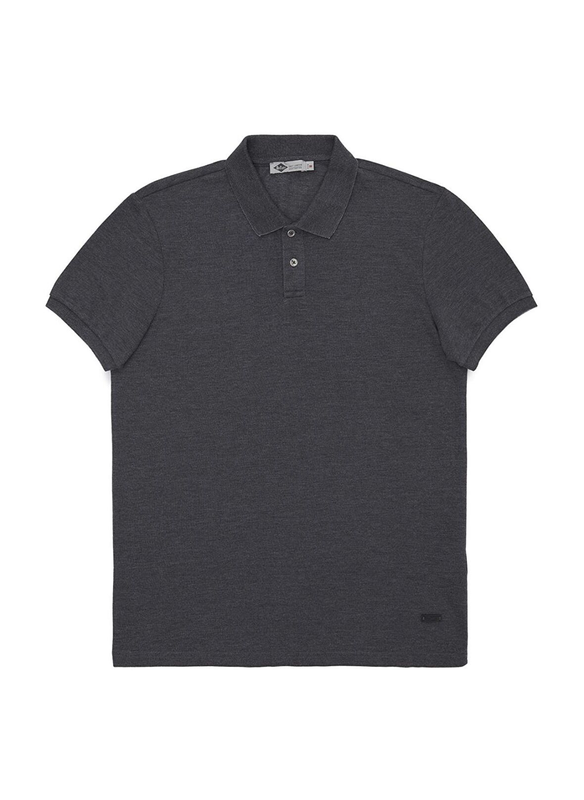 Lee Cooper Erkek Antrasit Polo Yaka T-Shirt