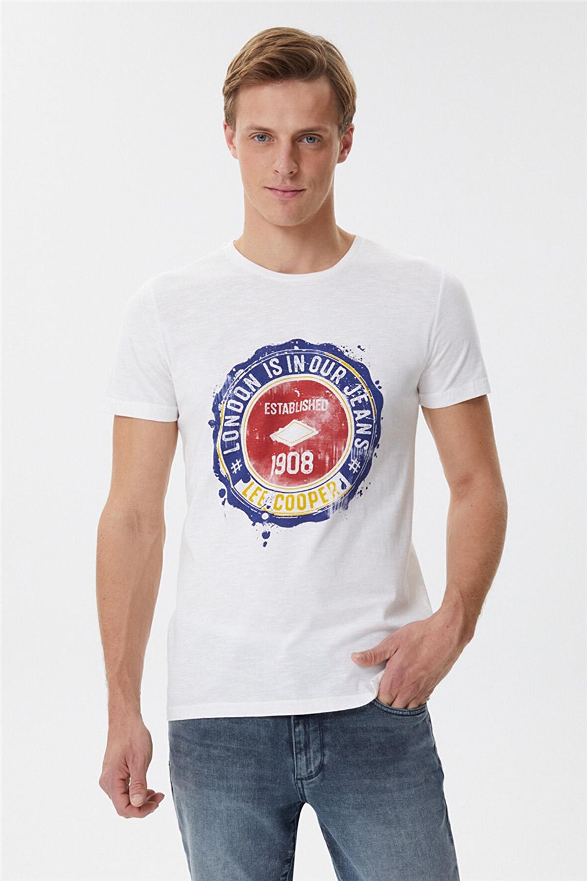 Lee Cooper Erkek T Shirt 222 LCM 242063 1108