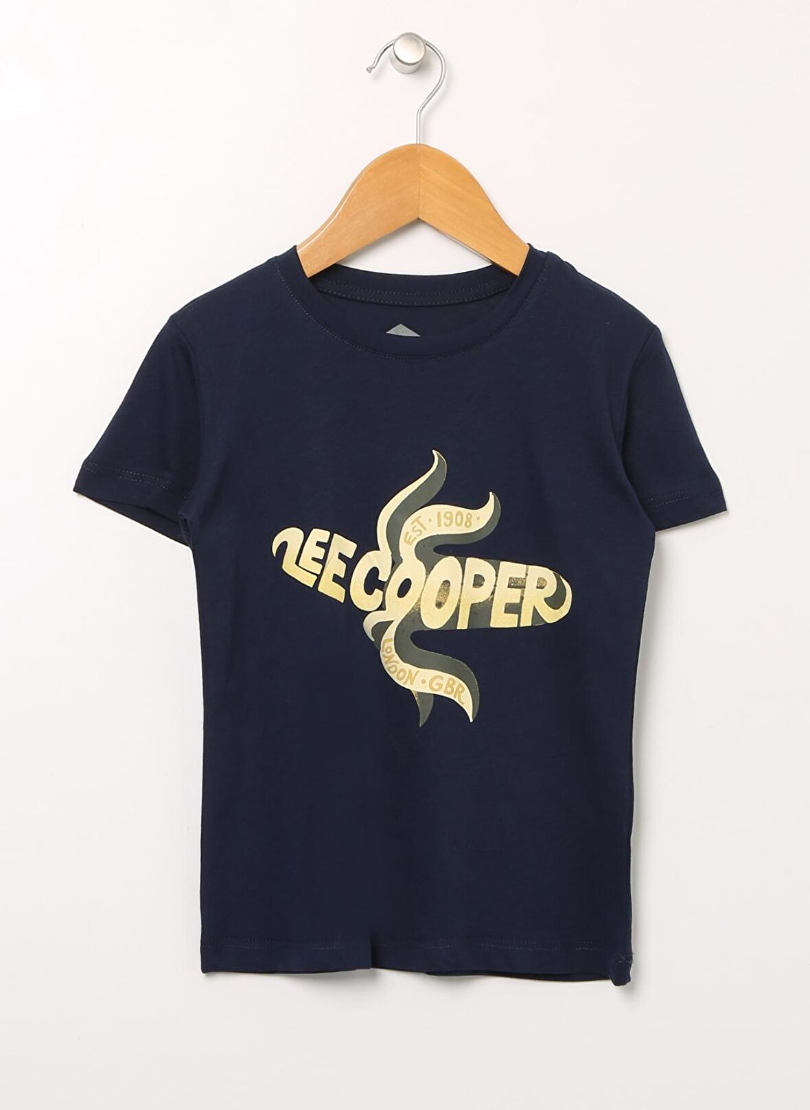 Lee Cooper Baskılı Açık Lacivert Erkek Çocuk T-Shirt 222 LCB 242006 BANANA A.LACIVERT