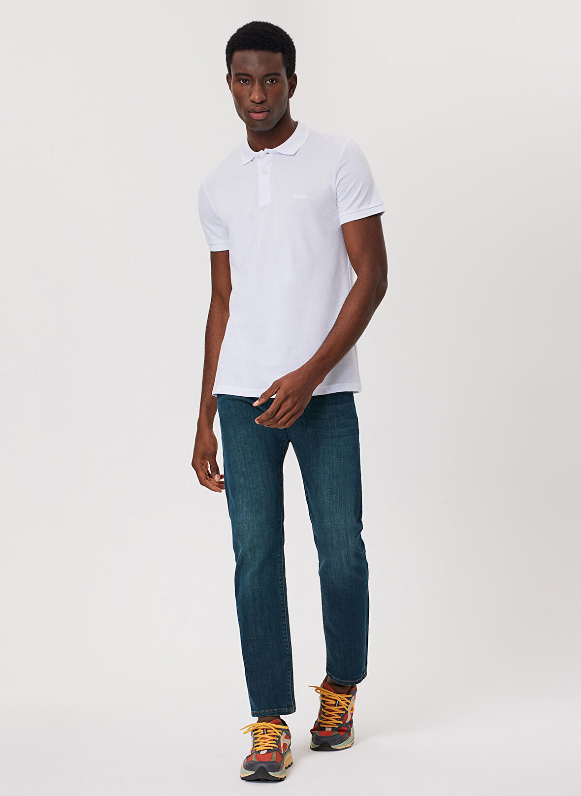 Lee Cooper Polo Yaka Ekru Erkek T-Shirt 232 LCM 242048 TWINS EKRU