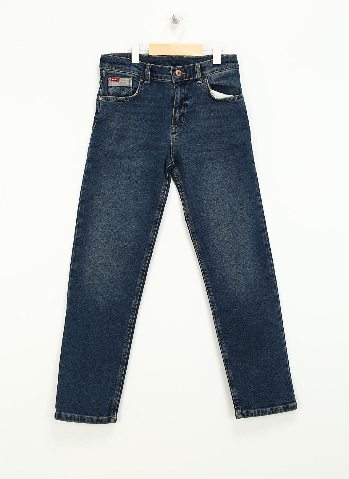 Lee Cooper Normal Bel İndigo Erkek Denim Pantolon 241 LCB 121001 BATH MID BLUE