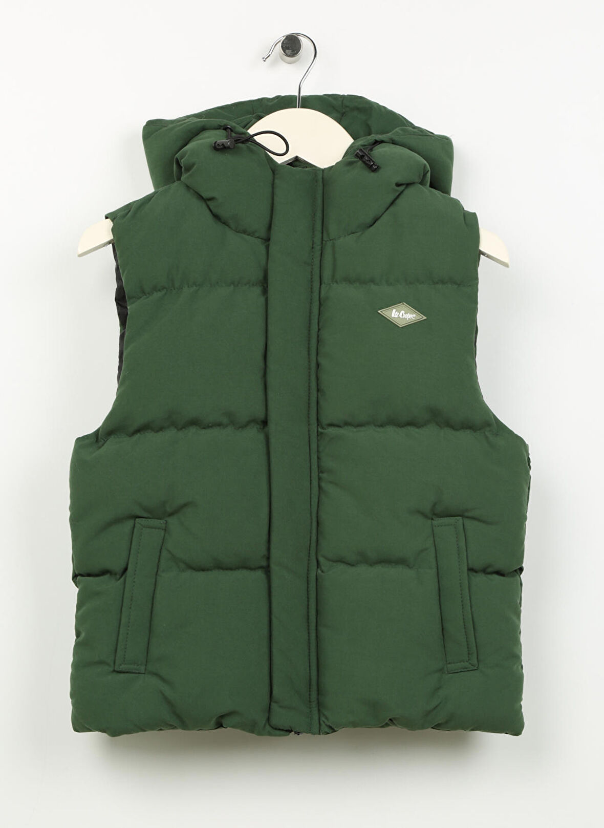 Lee Cooper Düz Yeşil Erkek Çocuk  Yelek 241 LCB 235001 NEW CASPIAN YESIL