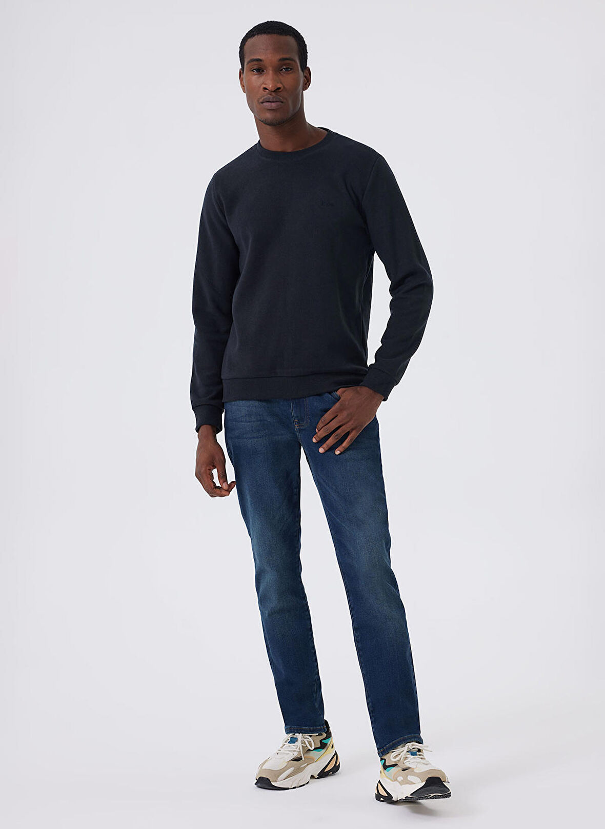 Lee Cooper O Yaka Kahve Erkek Sweatshırt 241 LCM 241016 NEWDWADE K. KAHVE