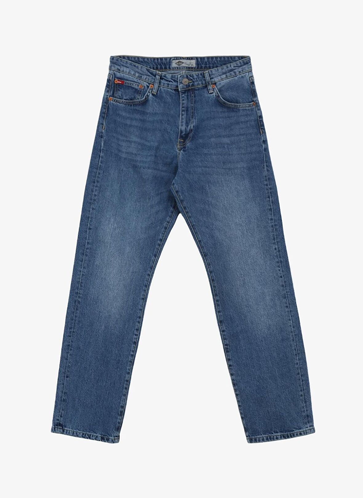 Lee Cooper Normal Bel Straight Erkek Denim Pantolon 242 LCM 121017 RICKY POSEY DB LIGHT