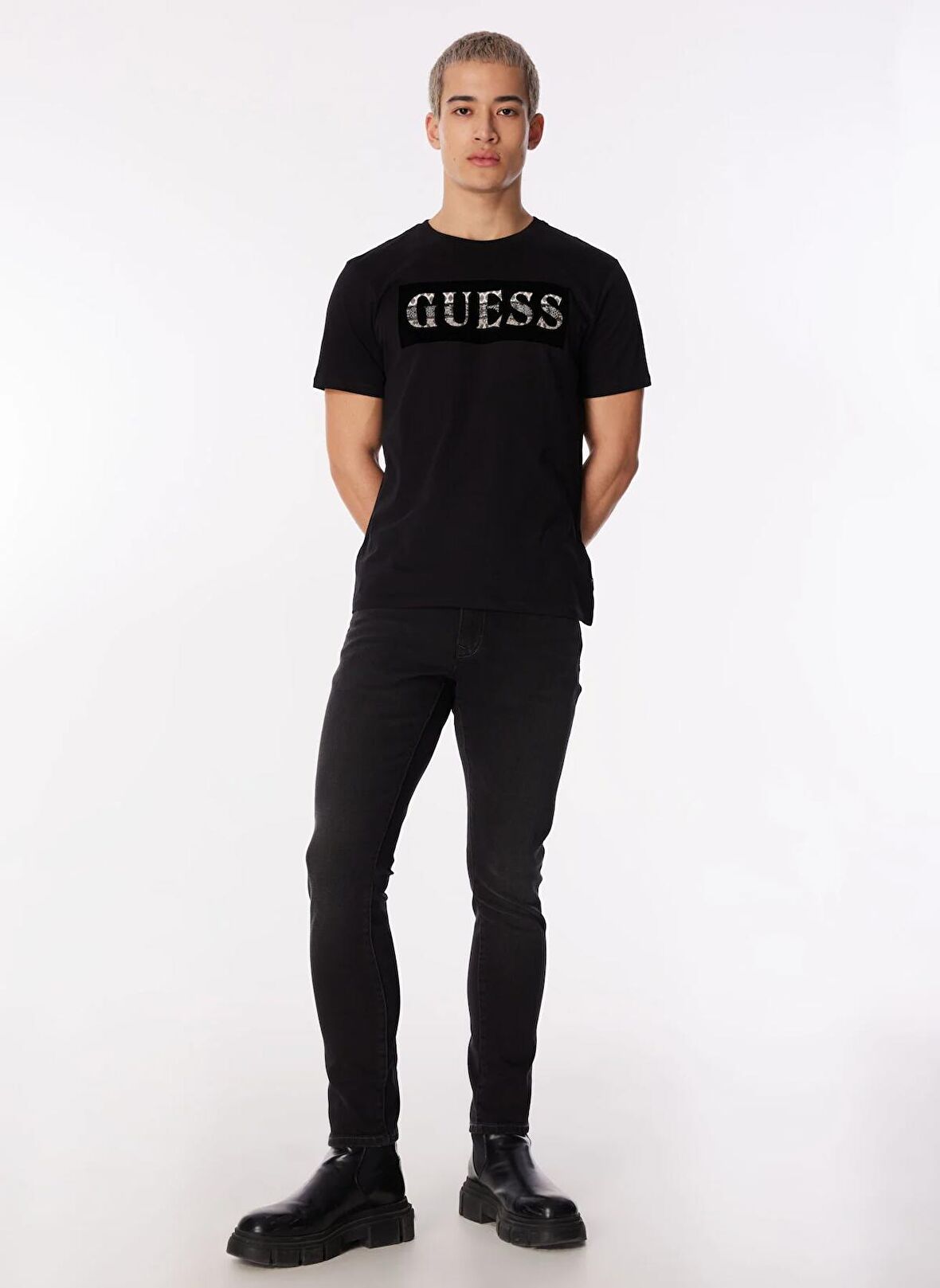 Lee Cooper Normal Bel Skinny Fit Erkek Denim Pantolon 242 LCM 121057 JEFF ALRAKIS DARK V