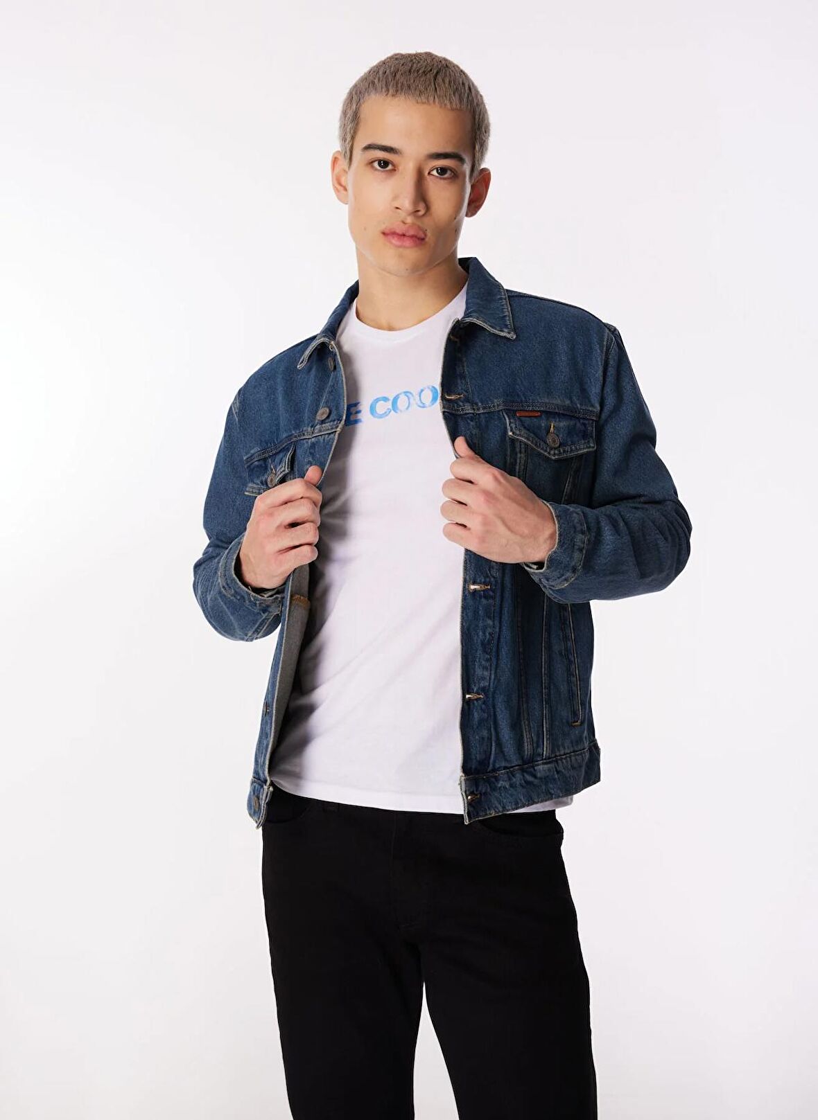 Lee Cooper Erkek Denim Ceket 242 LCM 131003 NAGOYA DENIM