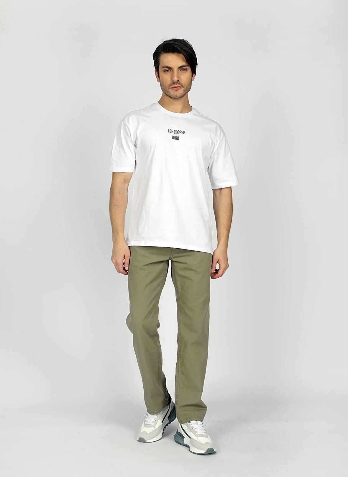 Lee Cooper Normal Bel Straight Vizon Erkek Chino Pantolon 242 LCM 221002 RICKY ND 1 VIZON