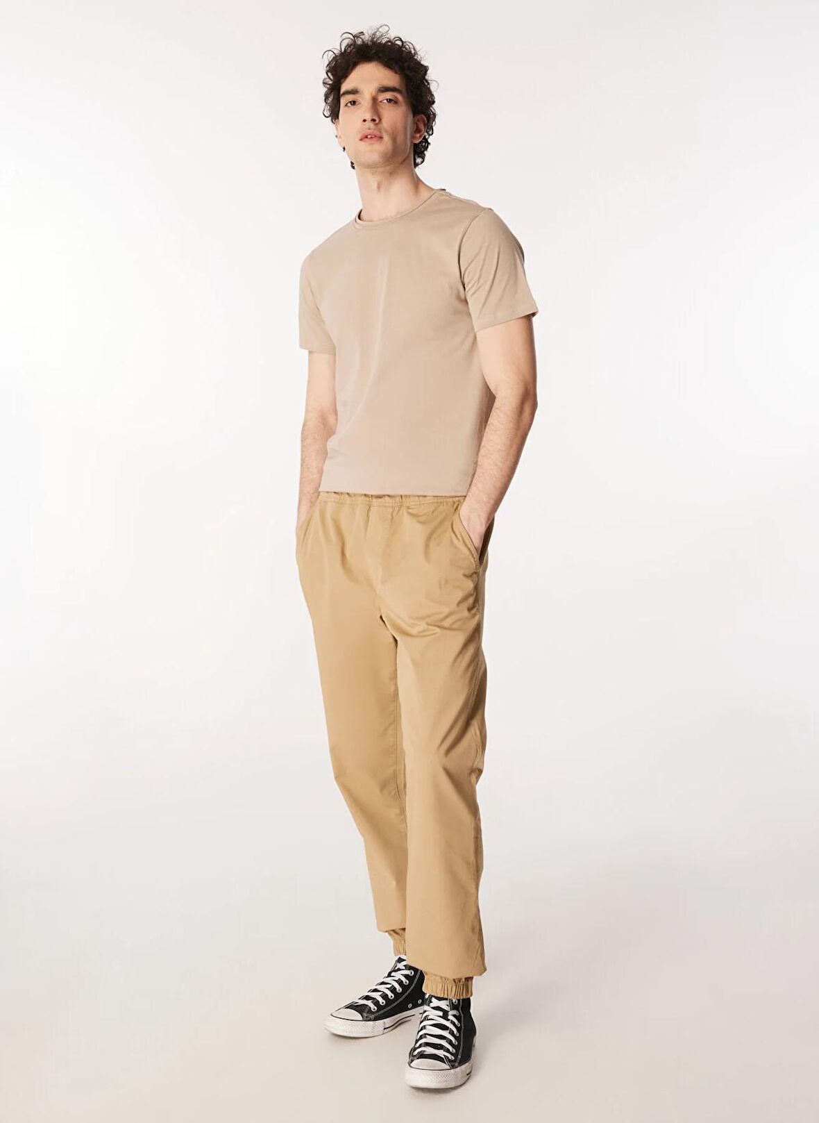 Lee Cooper Normal Paça Deve Tüyü Erkek Kargo Pantolon 242 LCM 221006 JOGGER 2 CAMEL