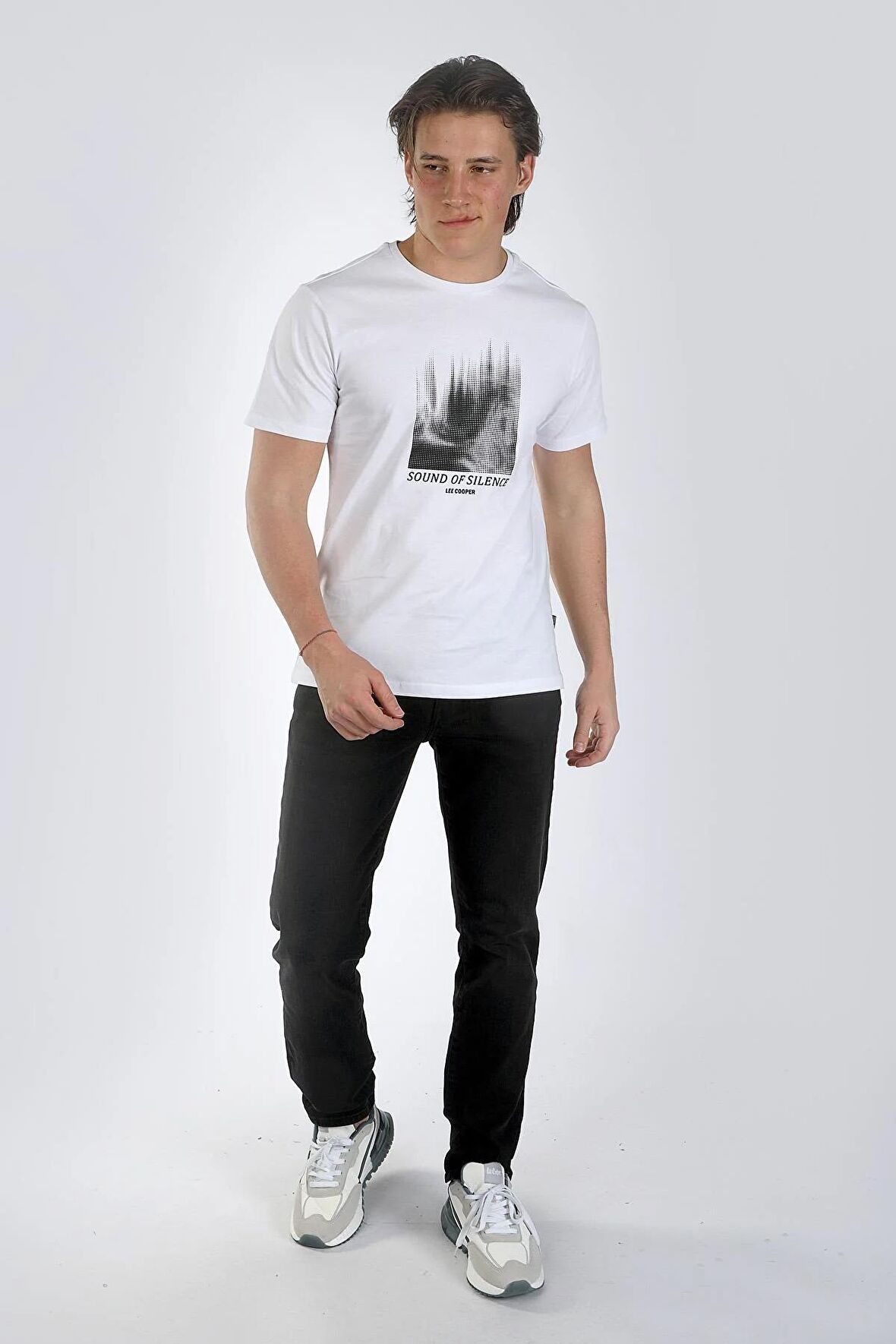 Alvin Erkek O Yaka T-Shirt Beyaz