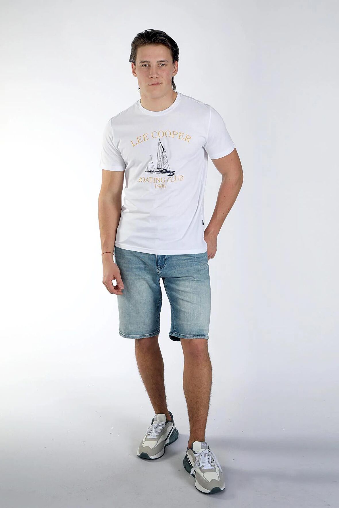 Willy Erkek O Yaka T-Shirt Beyaz