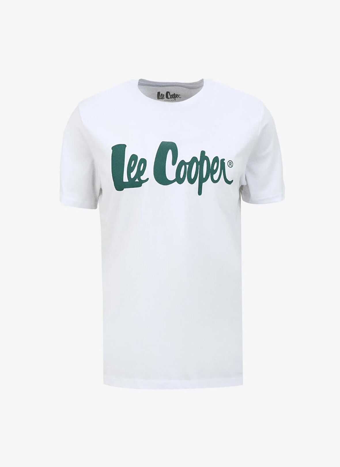 Lee Cooper Yuvarlak Yaka Beyaz Erkek T-Shirt 242 LCM 242017 LONDONLOGO BEYAZ-Y