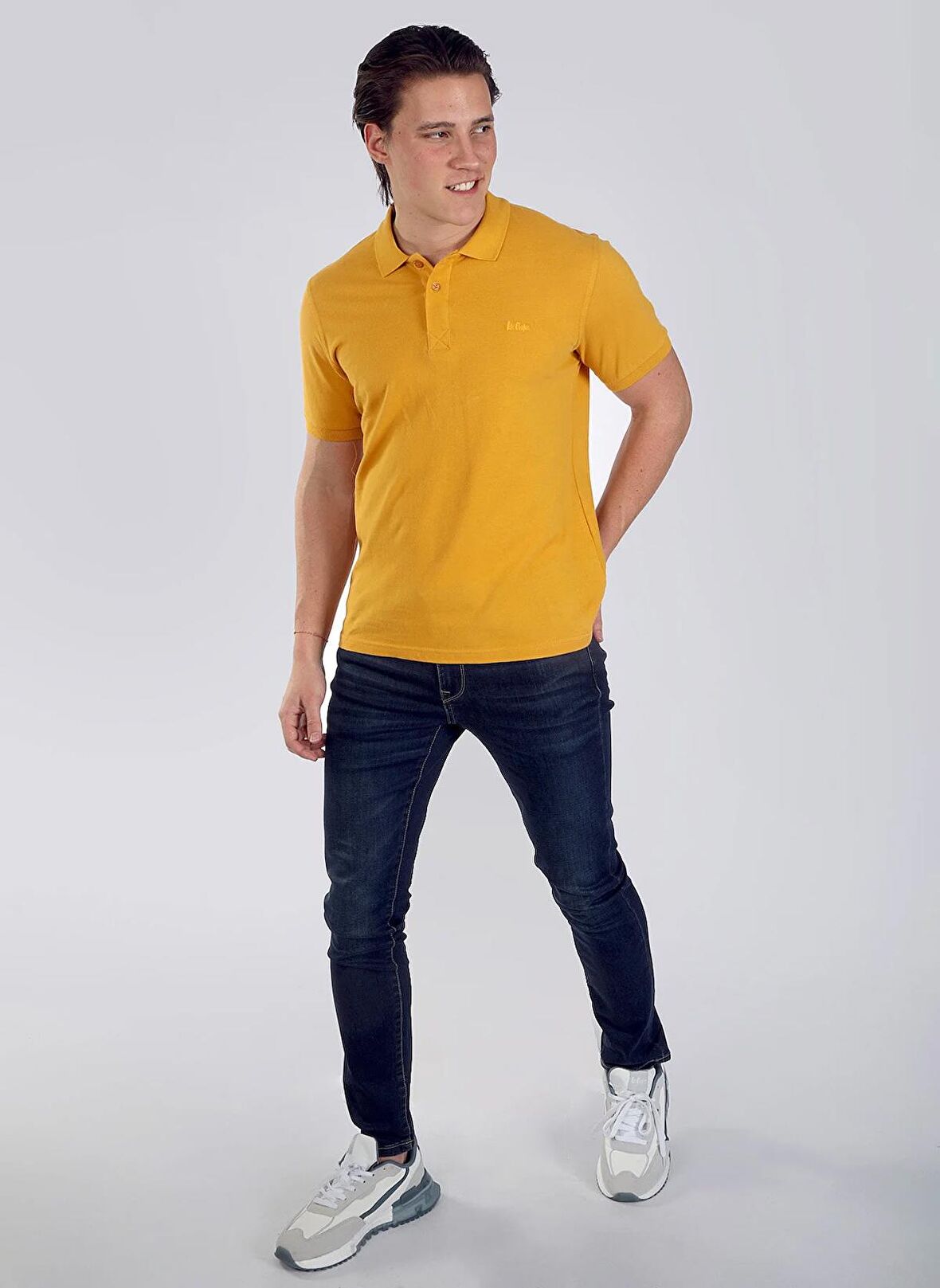 Lee Cooper Turuncu Erkek Polo T-Shirt 242 LCM 242025 TWINS MERCAN