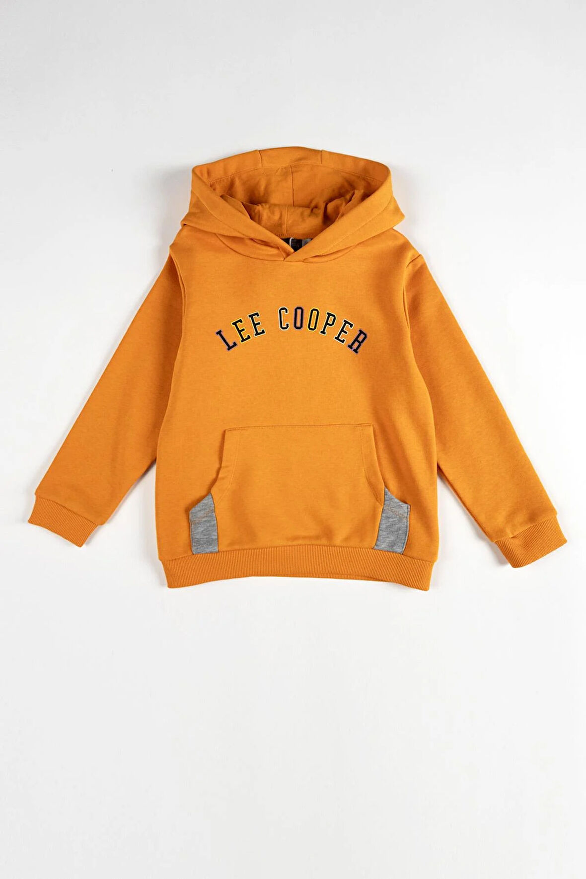 Brian Erkek Çocuk Kapüşonlu Sweatshirt Turuncu