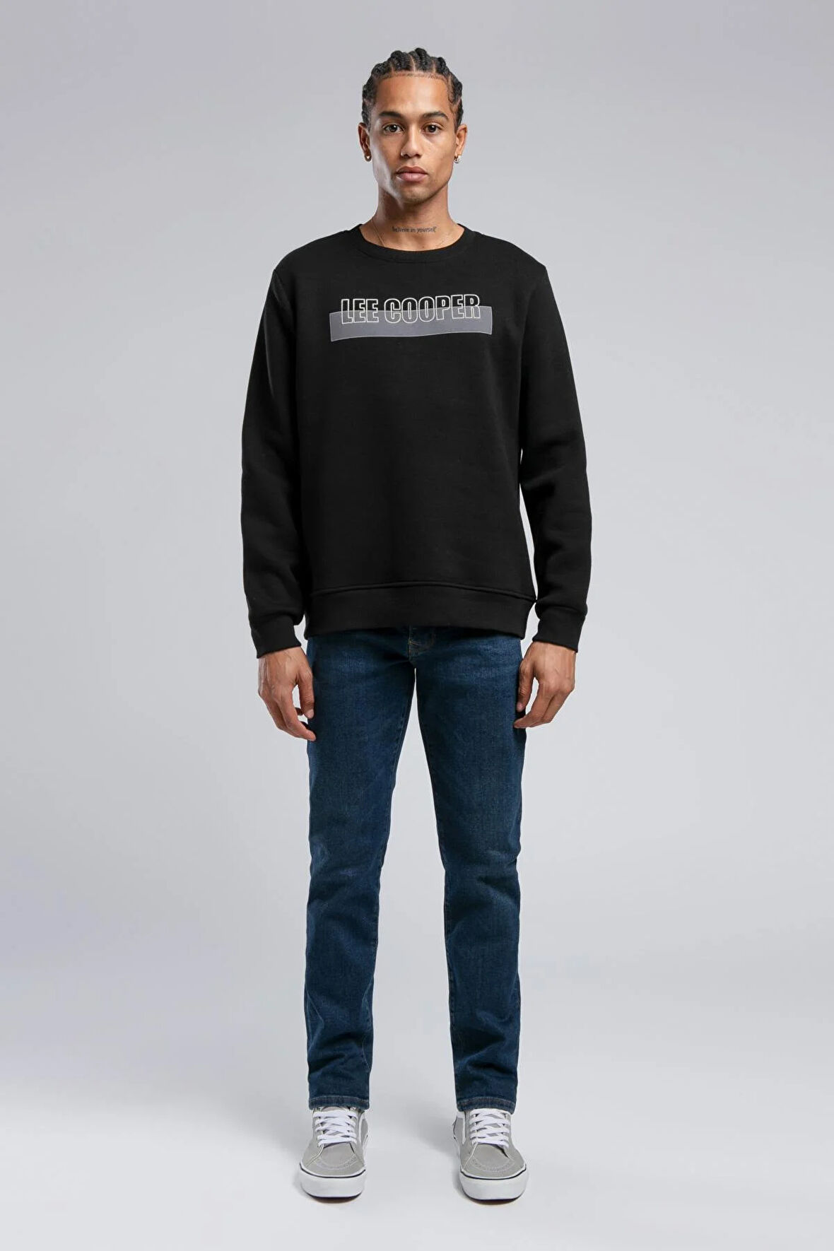 Noah Erkek O Yaka Sweatshirt Siyah